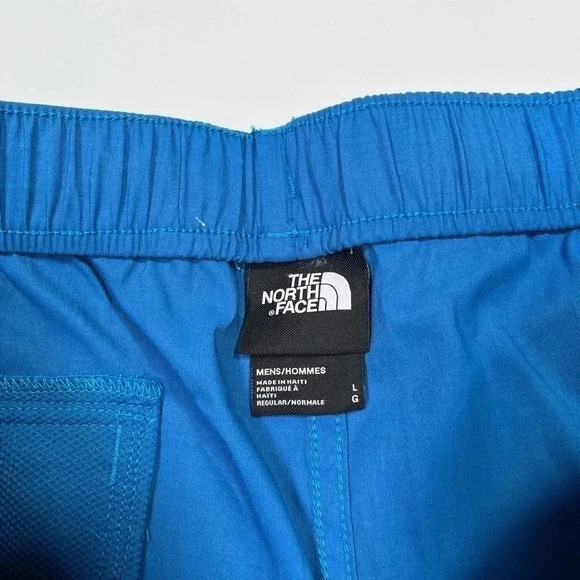 The North Face Shorts Men's Class V Pull String Banff Blue NWT Size Large Pocket - Picture 14 of 14